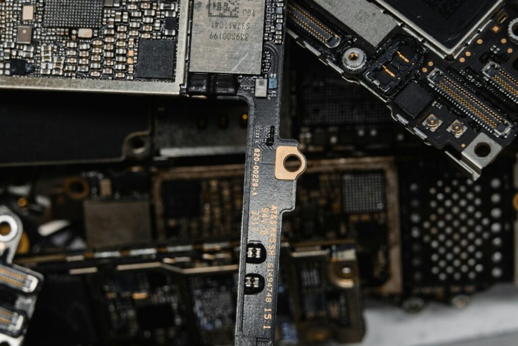 This image showcases the intricate details of printed circuit boards (PCBs), with various components and connectors visible. Just as these PCBs are fundamental building blocks in electronics, understanding the "Fundamentals of PCB Manufacturing Definition and Classification" is key to the electronics industry, covering how they're made and categorized by type and complexity.